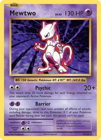 Mewtwo (51/108) (Theme Deck Exclusive) [XY: Evolutions] - The Mythic Store | 24h Order Processing