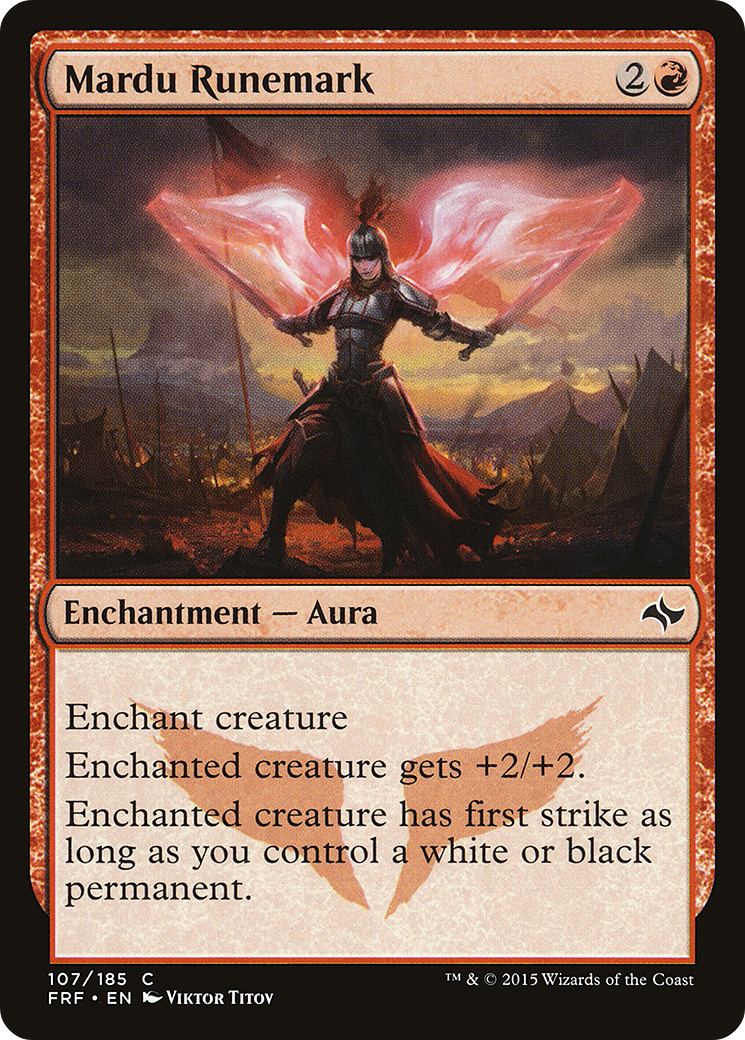 Mardu Runemark [Fate Reforged] - The Mythic Store | 24h Order Processing
