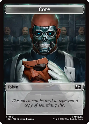 Copy (001) // Ape Villain (010) Double-Sided Token [Marvel Super Heroes Commander Tokens] - The Mythic Store | 24h Order Processing