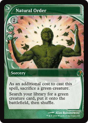 Natural Order (Future Sight) [Mystery Booster 2] - The Mythic Store | 24h Order Processing