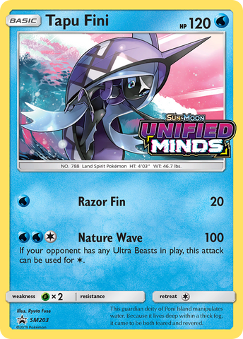Tapu Fini (SM203) [Sun & Moon: Black Star Promos] - The Mythic Store | 24h Order Processing