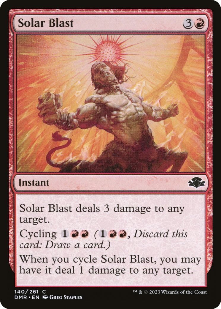 Solar Blast [Dominaria Remastered] - The Mythic Store | 24h Order Processing