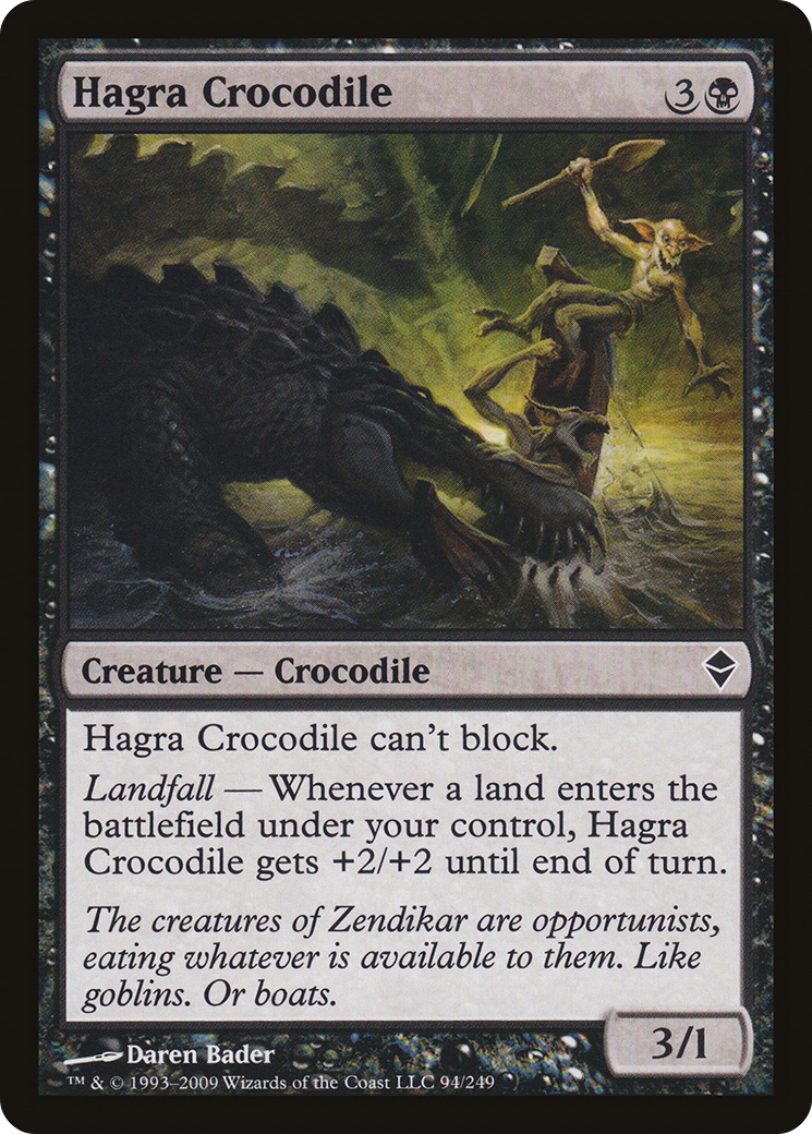 Hagra Crocodile [Zendikar] - The Mythic Store | 24h Order Processing