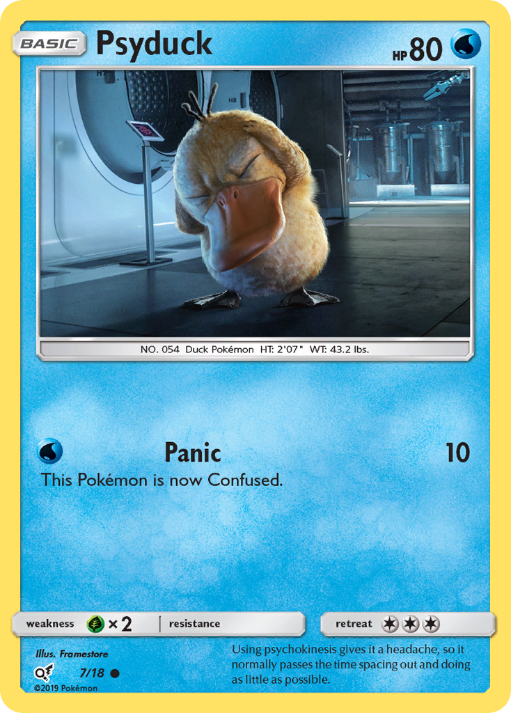 Psyduck (7/18) [Sun & Moon: Detective Pikachu] - The Mythic Store | 24h Order Processing
