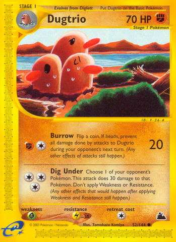 Dugtrio (52/144) [Skyridge] - The Mythic Store | 24h Order Processing