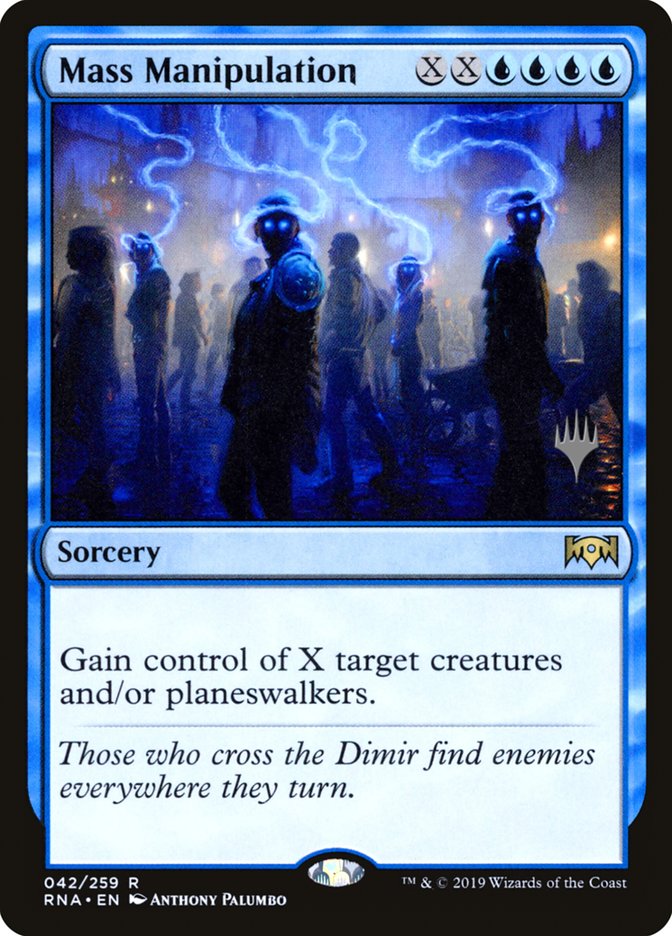 Mass Manipulation (Promo Pack) [Ravnica Allegiance Promos] - The Mythic Store | 24h Order Processing