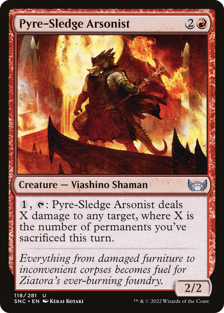 Pyre-Sledge Arsonist [Streets of New Capenna] - The Mythic Store | 24h Order Processing