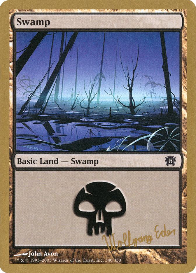 Swamp (we340) (Wolfgang Eder) [World Championship Decks 2003] - The Mythic Store | 24h Order Processing