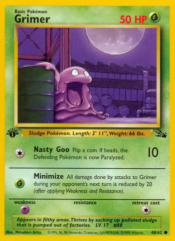 Grimer (48/62) [Fossil 1st Edition] - The Mythic Store | 24h Order Processing