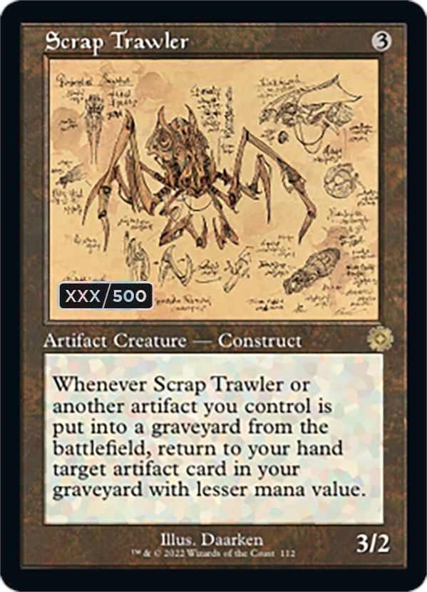 Scrap Trawler (Retro Schematic) (Serialized) [The Brothers' War Retro Artifacts] - The Mythic Store | 24h Order Processing