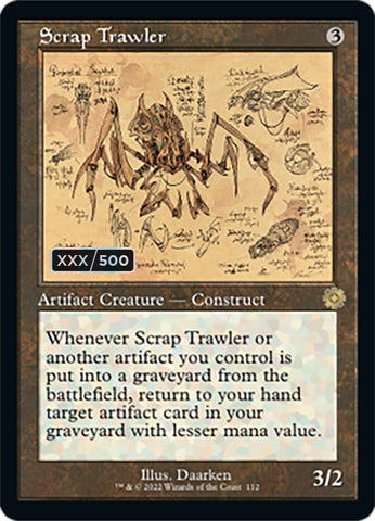 Scrap Trawler (Retro Schematic) (Serialized) [The Brothers' War Retro Artifacts] - The Mythic Store | 24h Order Processing