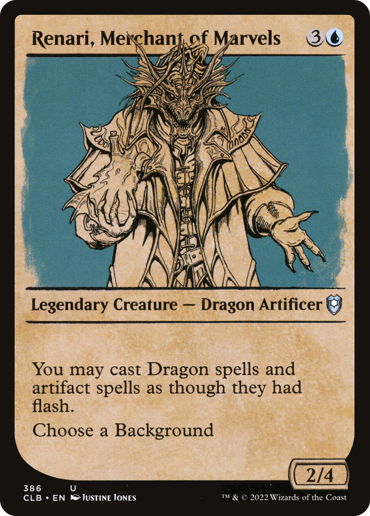 Renari, Merchant of Marvels (Showcase) [Commander Legends: Battle for Baldur's Gate] - The Mythic Store | 24h Order Processing