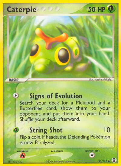 Caterpie (56/112) [EX: FireRed & LeafGreen] - The Mythic Store | 24h Order Processing