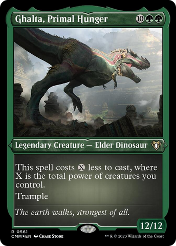 Ghalta, Primal Hunger (Foil Etched) [Commander Masters] - The Mythic Store | 24h Order Processing