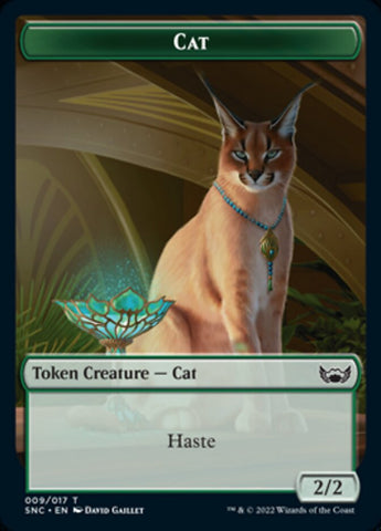 Cat // Rhino Warrior Double-Sided Token [Streets of New Capenna Tokens] - The Mythic Store | 24h Order Processing
