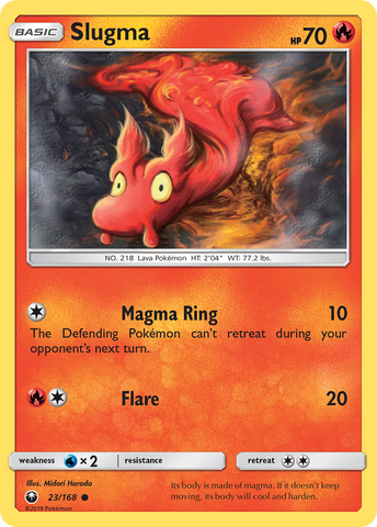 Slugma (23/168) [Sun & Moon: Celestial Storm] - The Mythic Store | 24h Order Processing