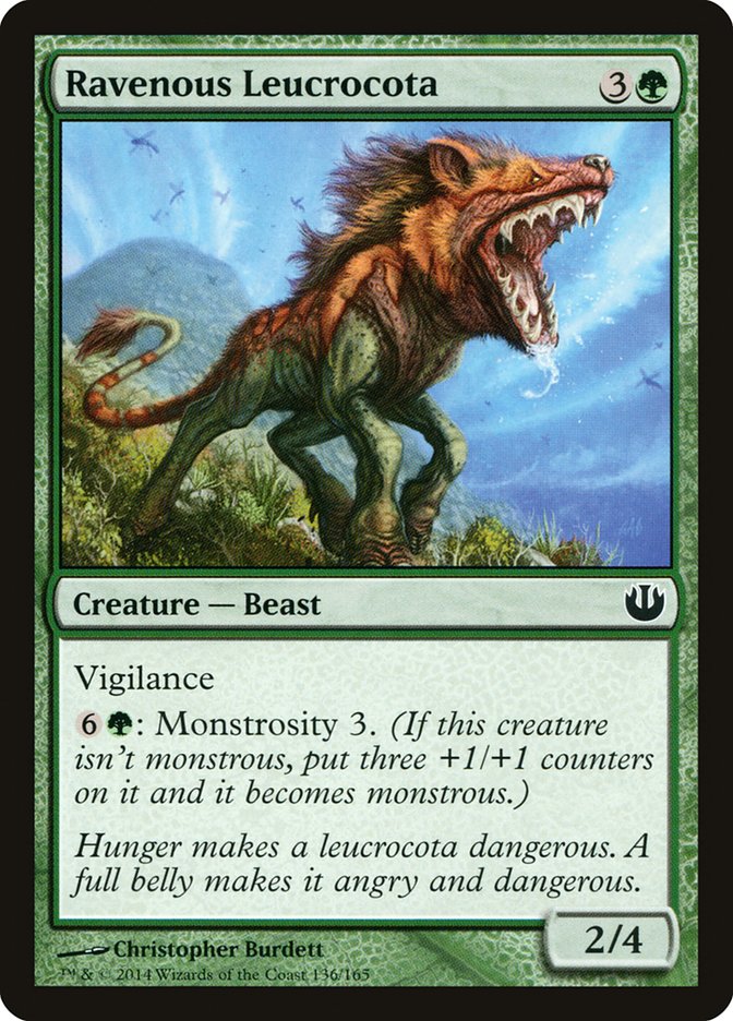 Ravenous Leucrocota [Journey into Nyx] - The Mythic Store | 24h Order Processing