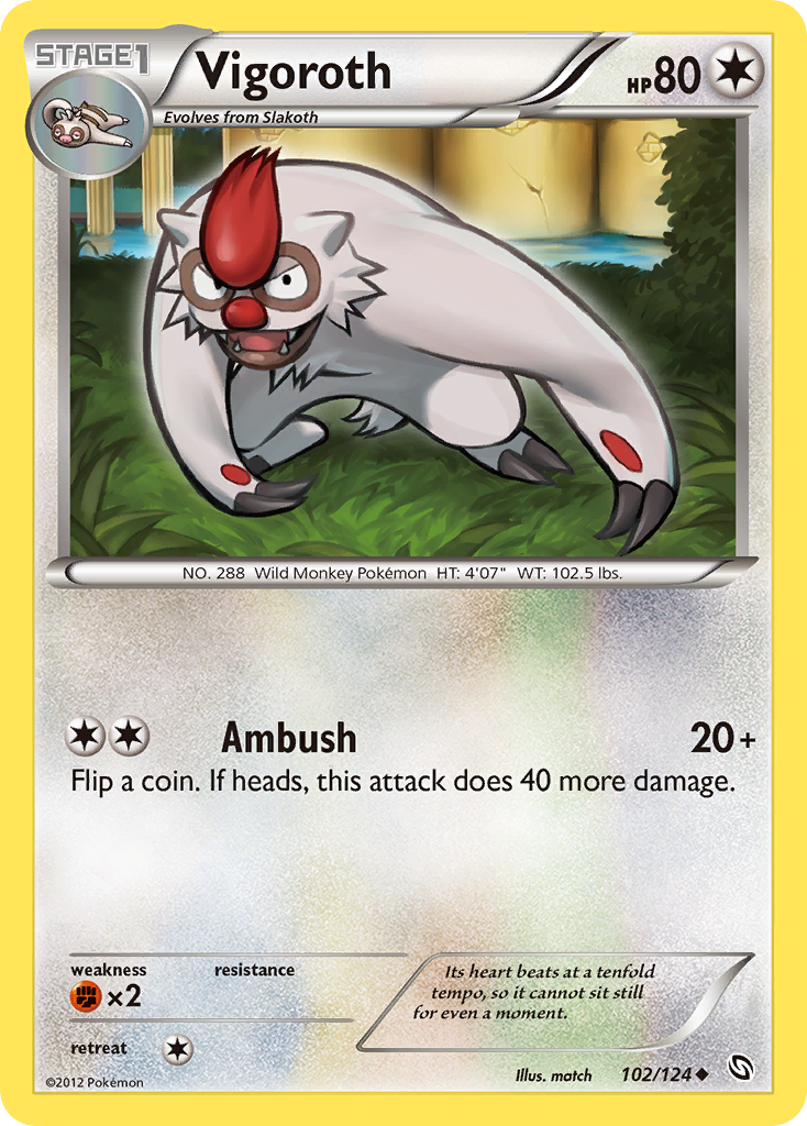 Vigoroth (102/124) [Black & White: Dragons Exalted] - The Mythic Store | 24h Order Processing