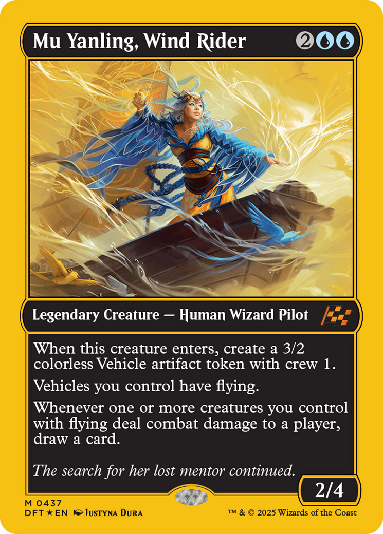 Mu Yanling, Wind Rider (First-Place Foil) [Aetherdrift] - The Mythic Store | 24h Order Processing