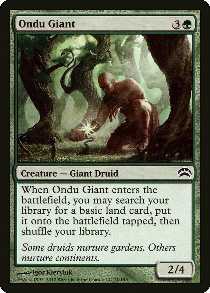 Ondu Giant [Planechase 2012] - The Mythic Store | 24h Order Processing