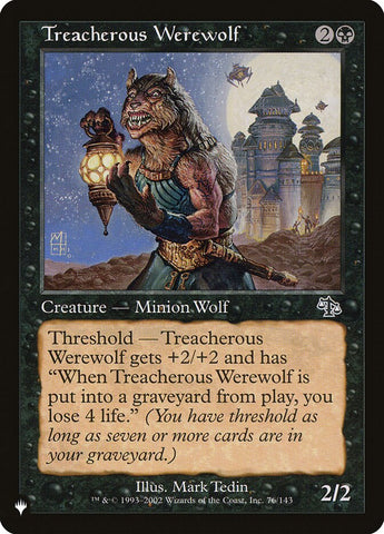 Treacherous Werewolf [The List] - The Mythic Store | 24h Order Processing