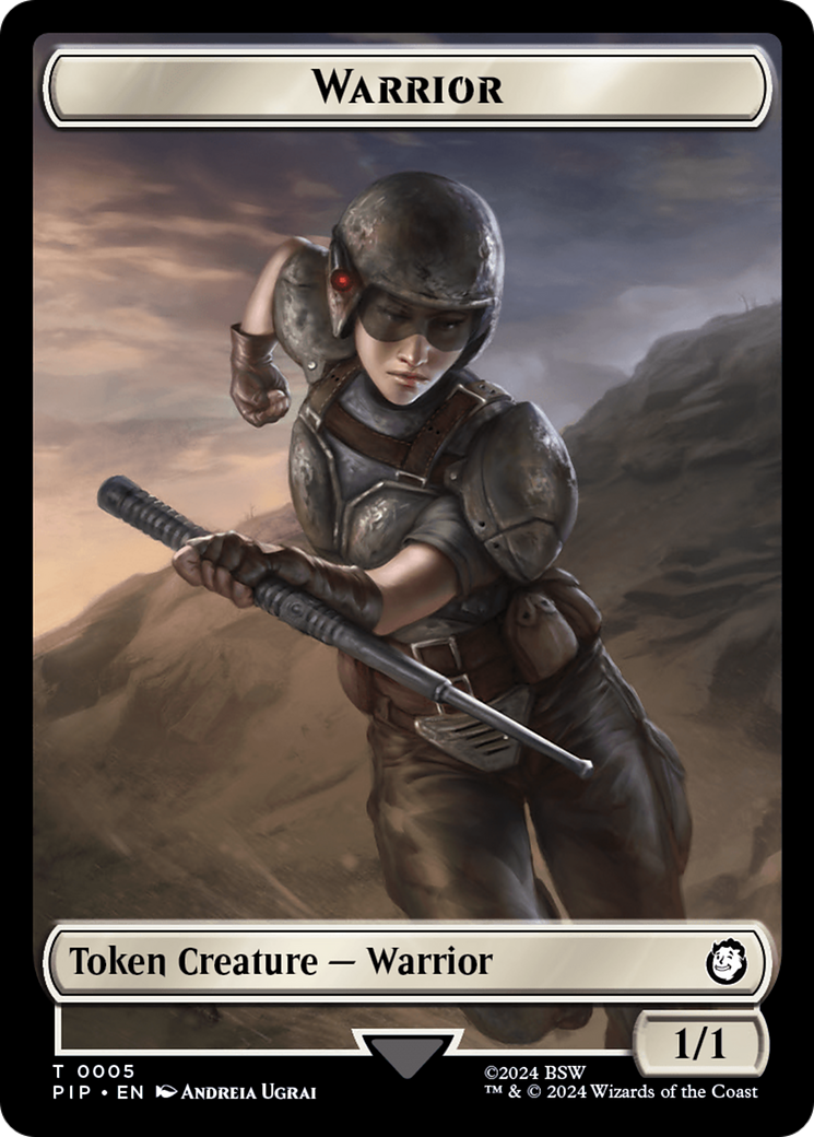 Warrior // Food (0012) Double-Sided Token [Fallout Tokens] - The Mythic Store | 24h Order Processing