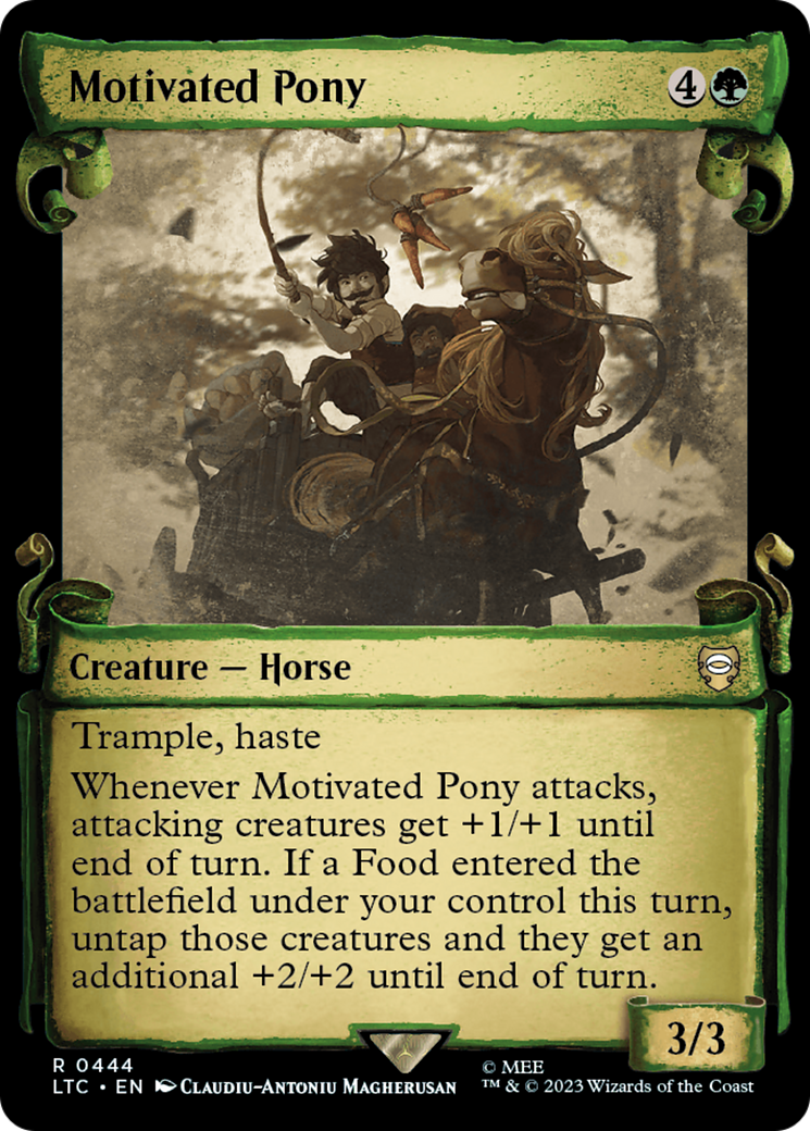 Motivated Pony [The Lord of the Rings: Tales of Middle-Earth Commander Showcase Scrolls] - The Mythic Store | 24h Order Processing