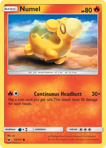 Numel (13/111) [Sun & Moon: Crimson Invasion] - The Mythic Store | 24h Order Processing