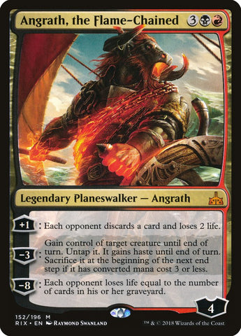 Angrath, the Flame-Chained [Rivals of Ixalan] - The Mythic Store | 24h Order Processing