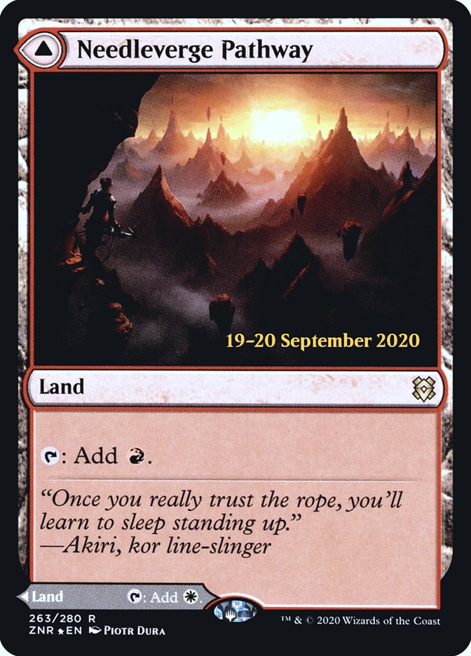 Needleverge Pathway // Pillarverge Pathway [Zendikar Rising Prerelease Promos] - The Mythic Store | 24h Order Processing
