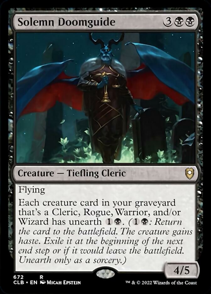 Solemn Doomguide [Commander Legends: Battle for Baldur's Gate] - The Mythic Store | 24h Order Processing