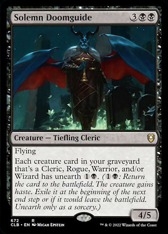 Solemn Doomguide [Commander Legends: Battle for Baldur's Gate] - The Mythic Store | 24h Order Processing