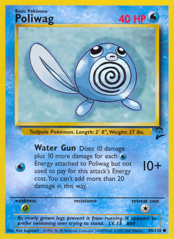 Poliwag (88/130) [Base Set 2] - The Mythic Store | 24h Order Processing