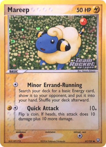 Mareep (67/109) (Stamped) [EX: Team Rocket Returns] - The Mythic Store | 24h Order Processing