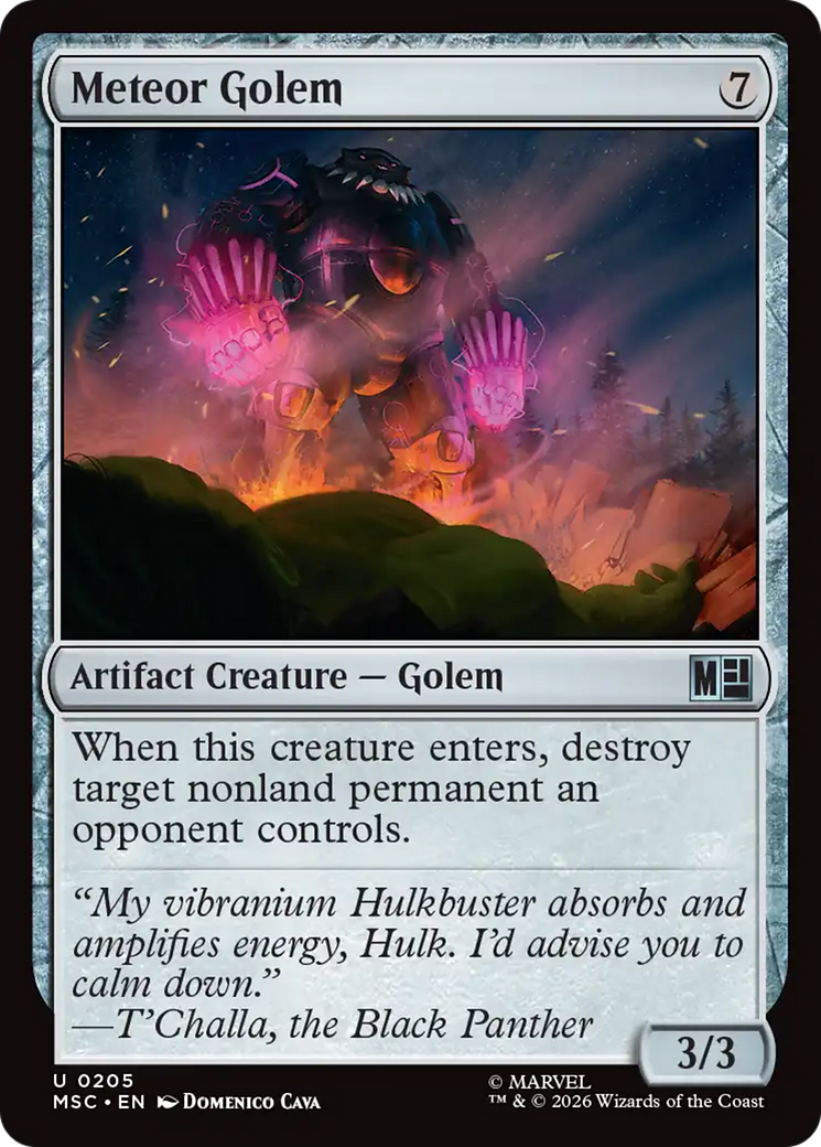 Meteor Golem [Marvel Super Heroes Commander] - The Mythic Store | 24h Order Processing