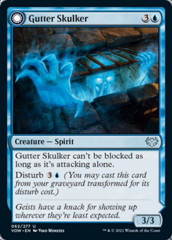 Gutter Skulker // Gutter Shortcut [Innistrad: Crimson Vow] - The Mythic Store | 24h Order Processing