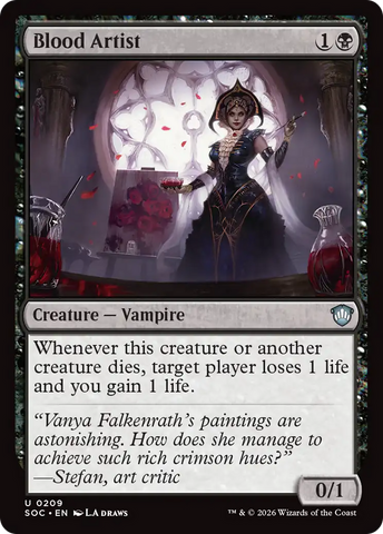 Blood Artist [Secrets of Strixhaven Commander] - The Mythic Store | 24h Order Processing