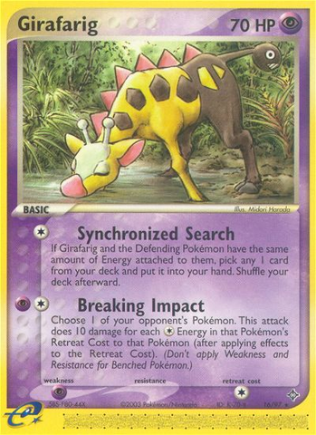 Girafarig (16/97) [EX: Dragon] - The Mythic Store | 24h Order Processing