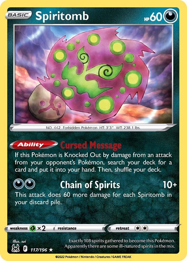 Spiritomb (117/196) [Sword & Shield: Lost Origin] - The Mythic Store | 24h Order Processing