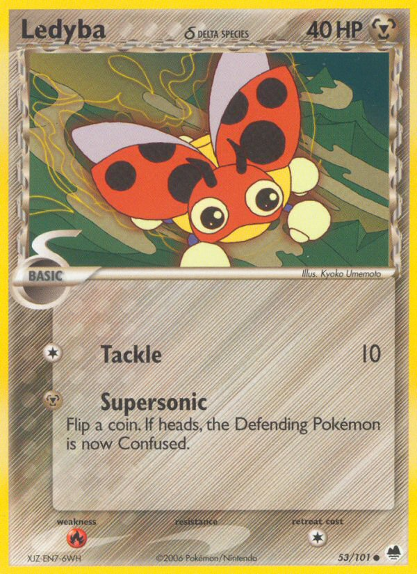Ledyba (53/101) (Delta Species) [EX: Dragon Frontiers] - The Mythic Store | 24h Order Processing