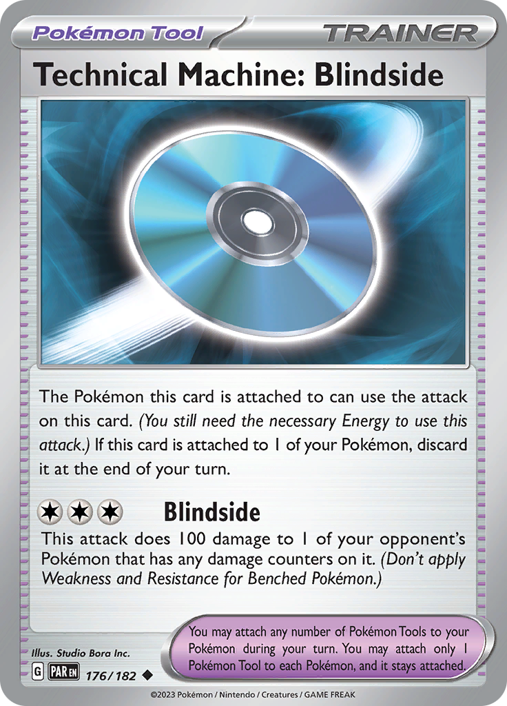 Technical Machine: Blindside (176/182) [Scarlet & Violet: Paradox Rift] - The Mythic Store | 24h Order Processing