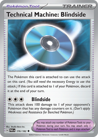 Technical Machine: Blindside (176/182) [Scarlet & Violet: Paradox Rift] - The Mythic Store | 24h Order Processing
