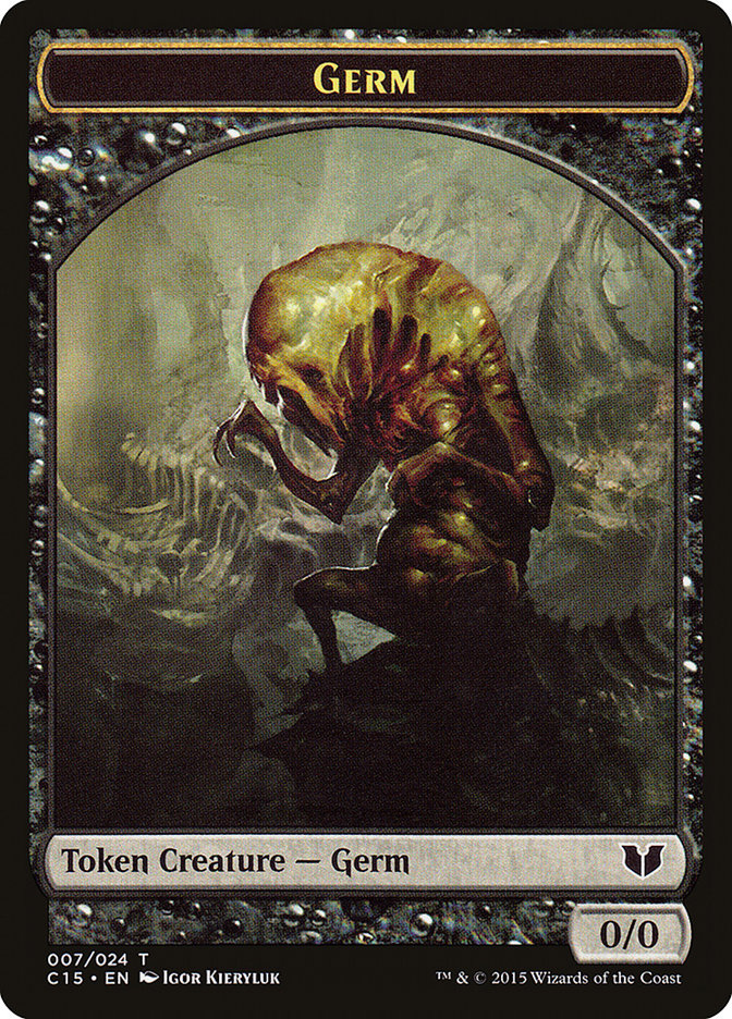 Frog Lizard // Germ Double-Sided Token [Commander 2015 Tokens] - The Mythic Store | 24h Order Processing