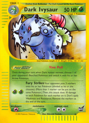 Dark Ivysaur (6) [Best of Promos] - The Mythic Store | 24h Order Processing