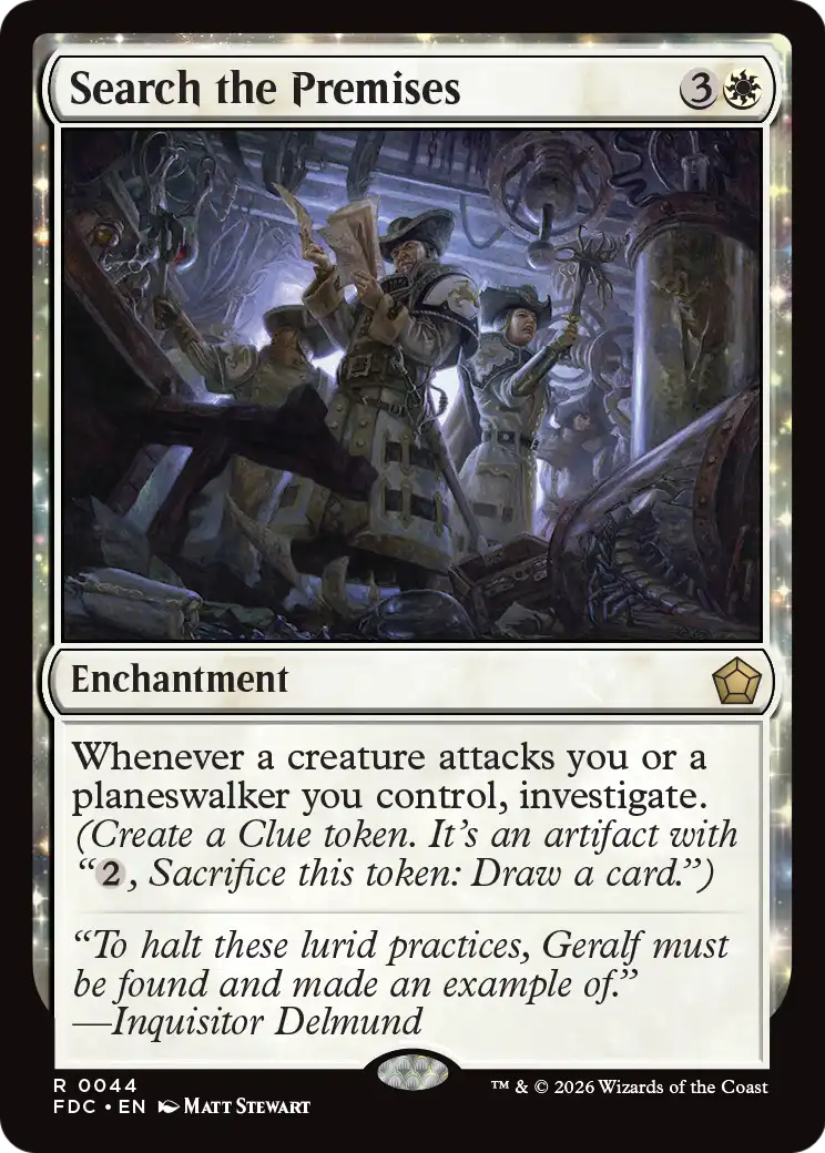 Search the Premises [Foundations Commander] - The Mythic Store | 24h Order Processing