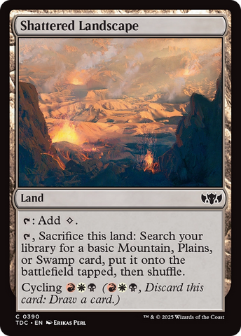 Shattered Landscape [Tarkir: Dragonstorm Commander] - The Mythic Store | 24h Order Processing