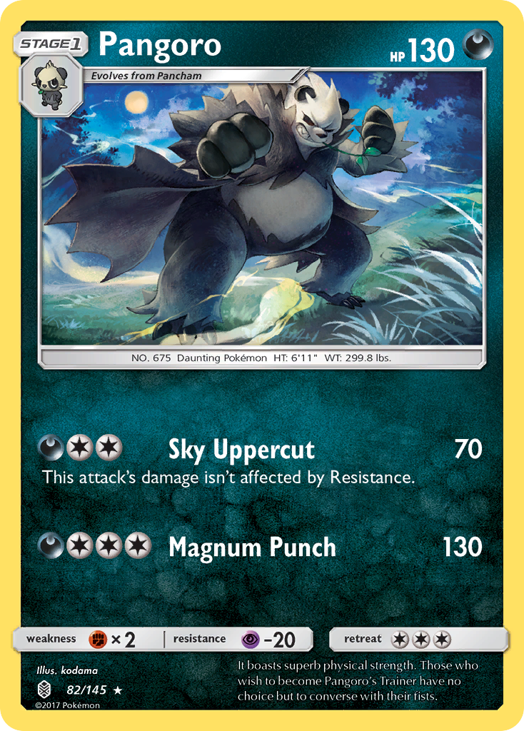Pangoro (82/145) [Sun & Moon: Guardians Rising] - The Mythic Store | 24h Order Processing