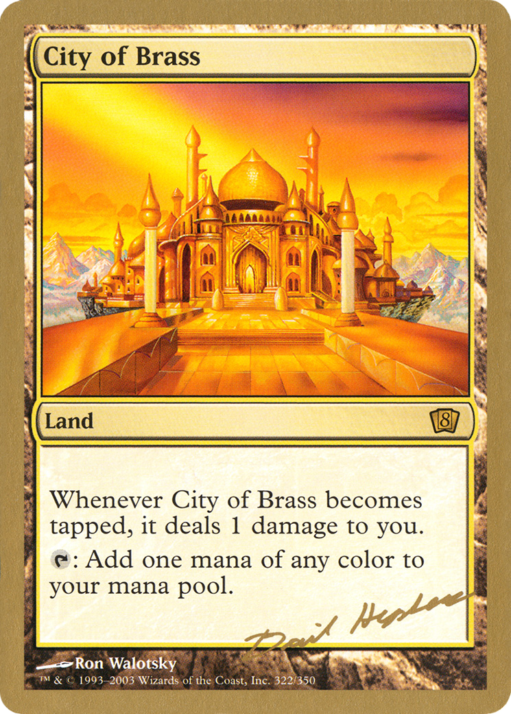 City of Brass (Dave Humpherys) [World Championship Decks 2003] - The Mythic Store | 24h Order Processing