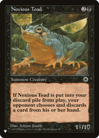 Noxious Toad [The List] - The Mythic Store | 24h Order Processing