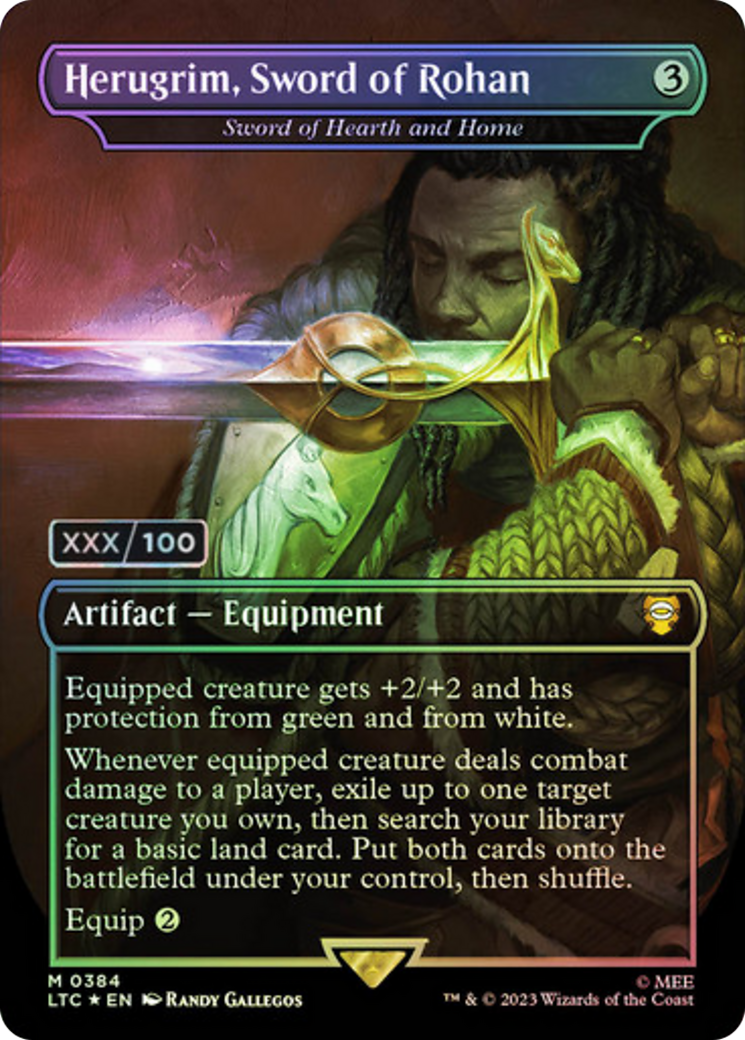 Herugrim, Sword of Rohan - Sword of Hearth and Home (Serialized) [The Lord of the Rings: Tales of Middle-Earth Commander] - The Mythic Store | 24h Order Processing